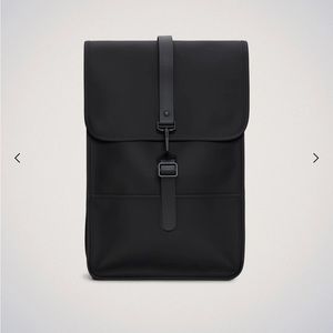 Rains Waterproof backpack in Black Mini NWT Unisex